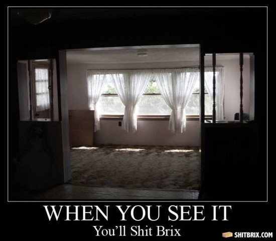 An apparently empty room presented as a 'When You See It' picture